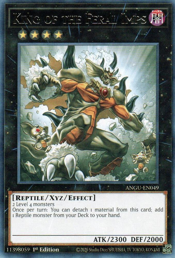 King of the Feral Imps ANGU-EN049 (Ancient Guardians)  - 1st Edition