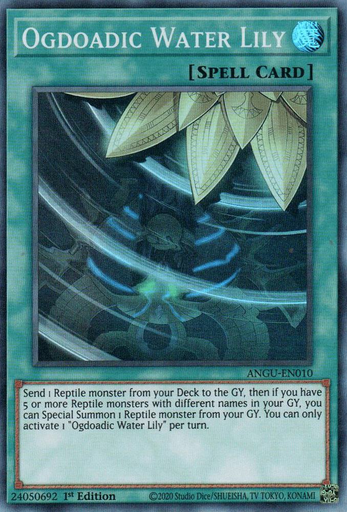 Ogdoadic Water Lily ANGU-EN010 (Ancient Guardians)  - 1st Edition