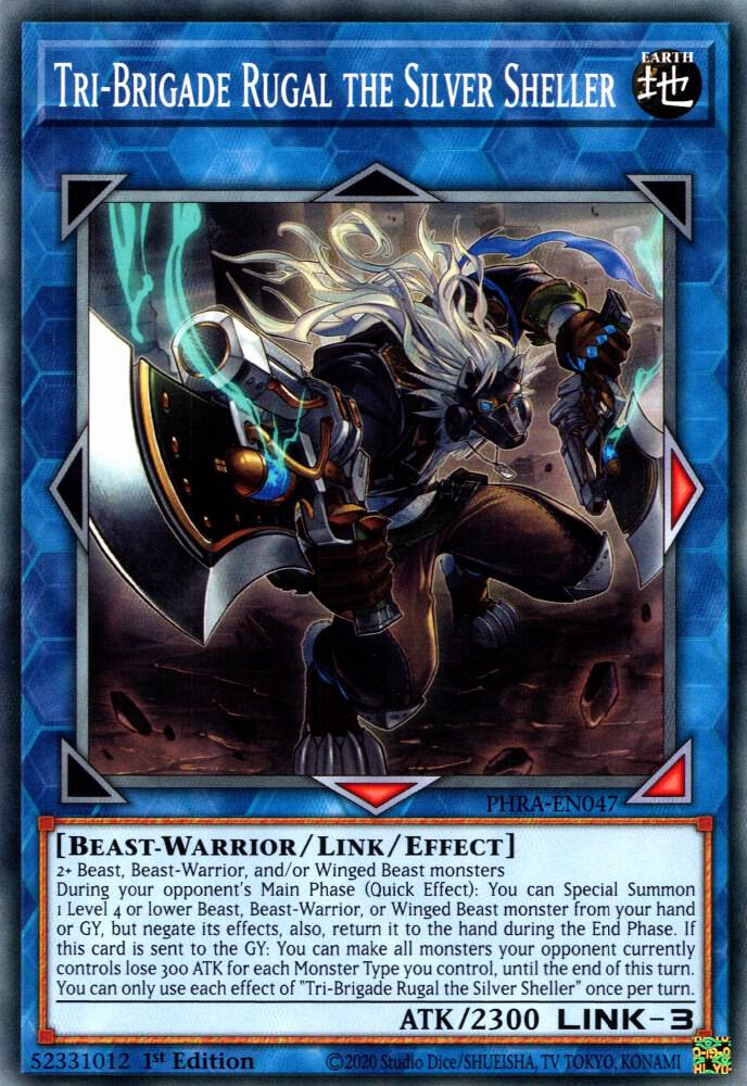 Tri-Brigade Rugal the Silver Sheller PHRA-EN047 (Phantom Rage)  - 1st Edition