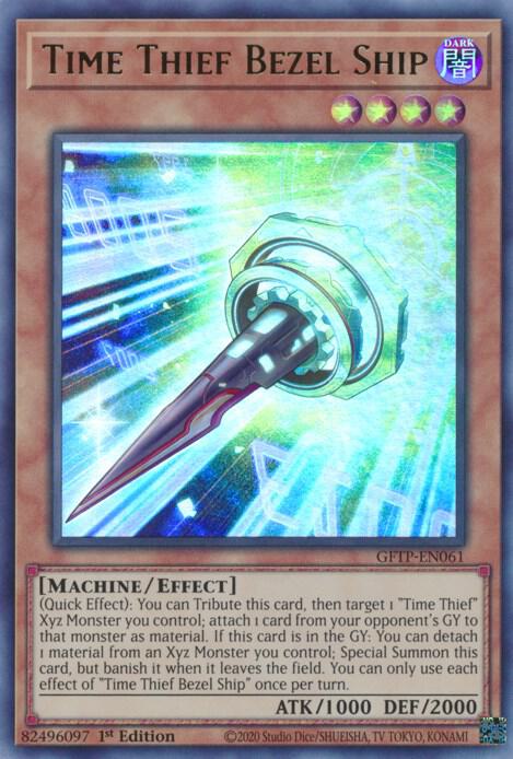 Time Thief Bezel Ship GFTP-EN061 (Ghosts From the Past)  - 1st Edition