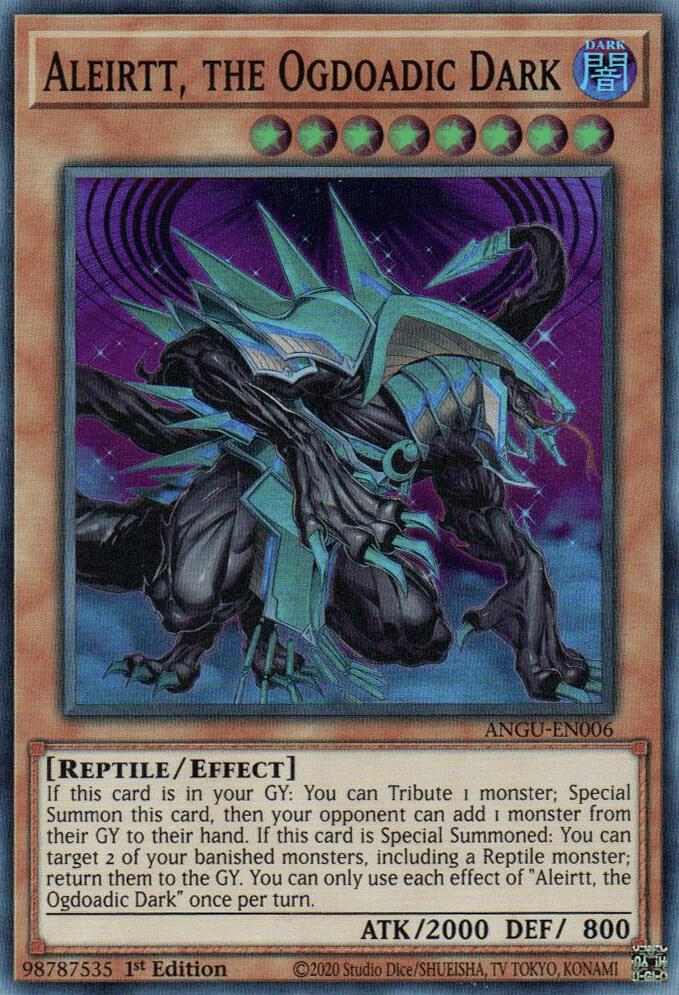 Aleirtt, the Ogdoadic Dark ANGU-EN006 (Ancient Guardians)  - 1st Edition