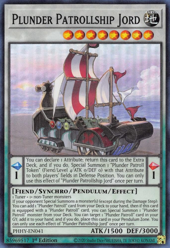 Plunder Patrollship Jord PHHY-EN041 (Photon Hypernova)  - 1st Edition