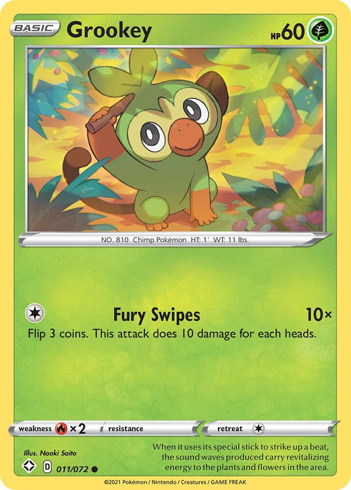 Grookey 011/072 (Shining Fates) 