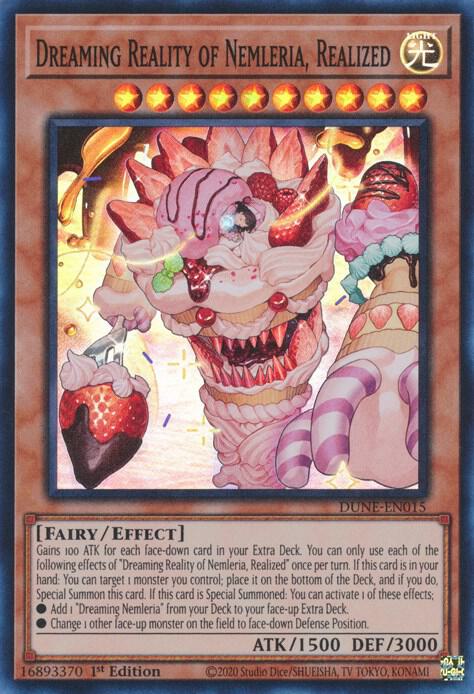 Dreaming Reality of Nemleria, Realized DUNE-EN015 (Duelist Nexus)  - 1st Edition