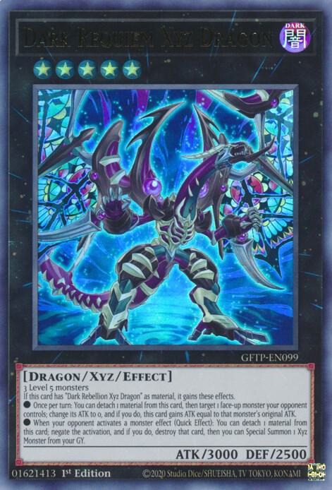 Dark Requiem Xyz Dragon GFTP-EN099 (Ghosts From the Past)  - 1st Edition