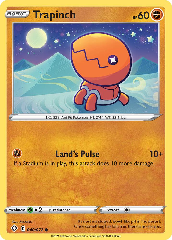Trapinch 040/072 (Shining Fates) 