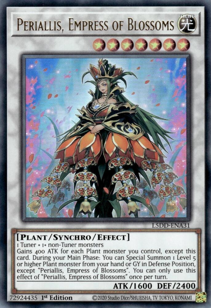 Periallis Empress of Blossoms L5DD-ENA31 (Legendary 5D's Decks)  - 1st Edition