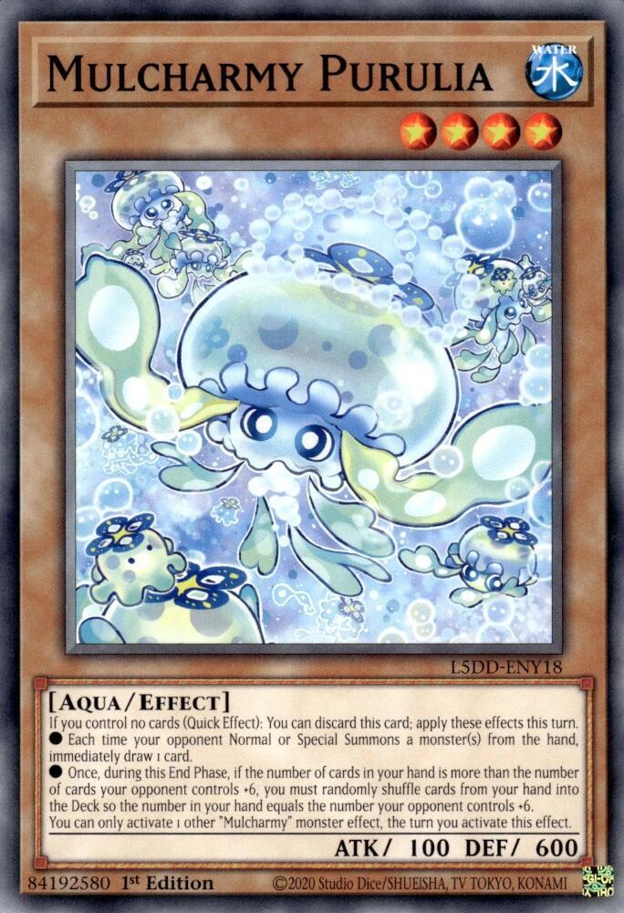 Mulcharmy Purulia L5DD-ENY18 (Legendary 5D's Decks)  - 1st Edition