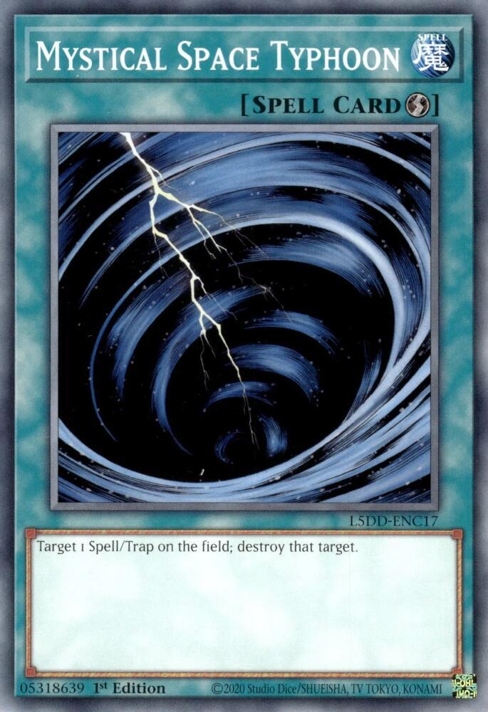 Mystical Space Typhoon L5DD-ENC17 (Legendary 5D's Decks)  - 1st Edition