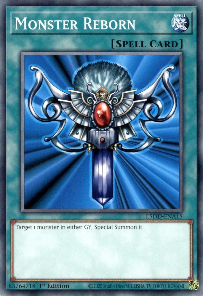 Monster Reborn L5DD-ENA15 (Legendary 5D's Decks)  - 1st Edition
