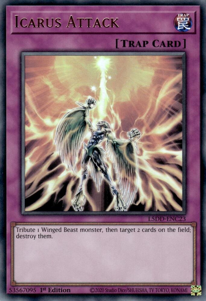 Icarus Attack L5DD-ENC23 (Legendary 5D's Decks)  - 1st Edition