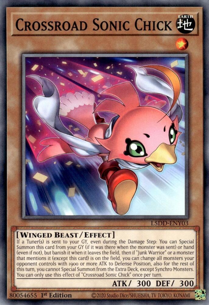 Crossroad Sonic Chick L5DD-ENY03 (Legendary 5D's Decks)  - 1st Edition