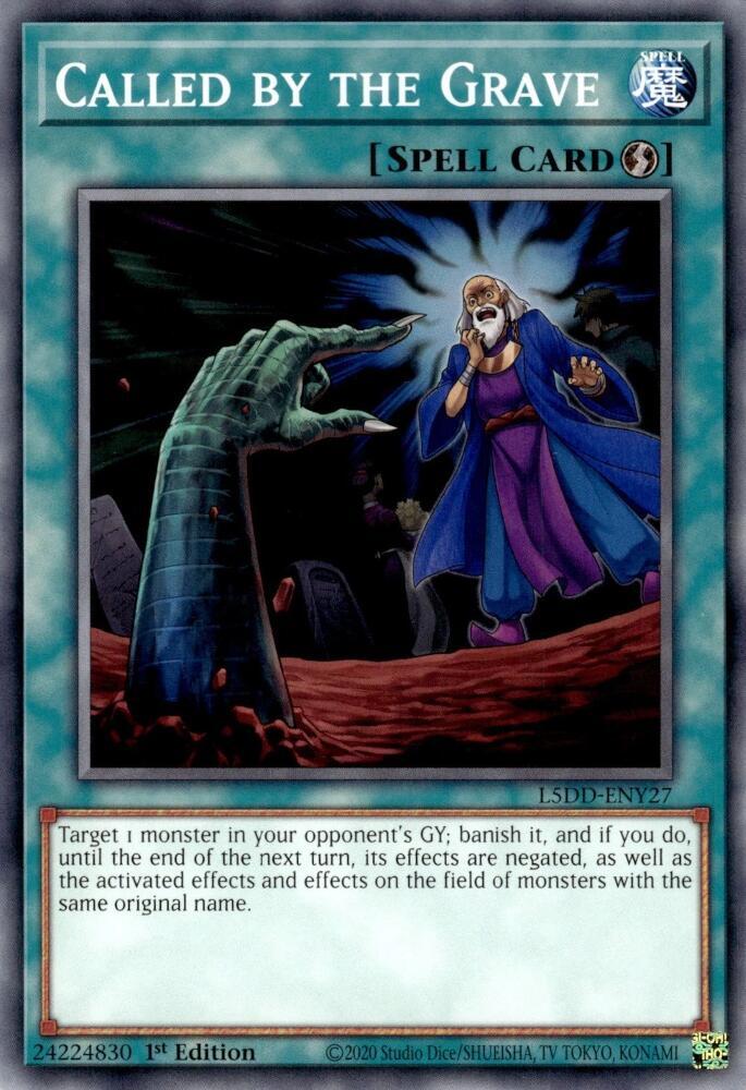 Called by the Grave L5DD ENY27 L5DD-ENY27 (Legendary 5D's Decks)  - 1st Edition