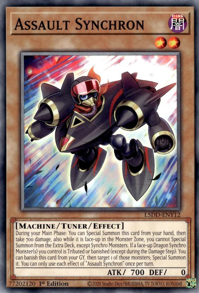 Assault Synchron L5DD-ENY12 (Legendary 5D's Decks)  - 1st Edition