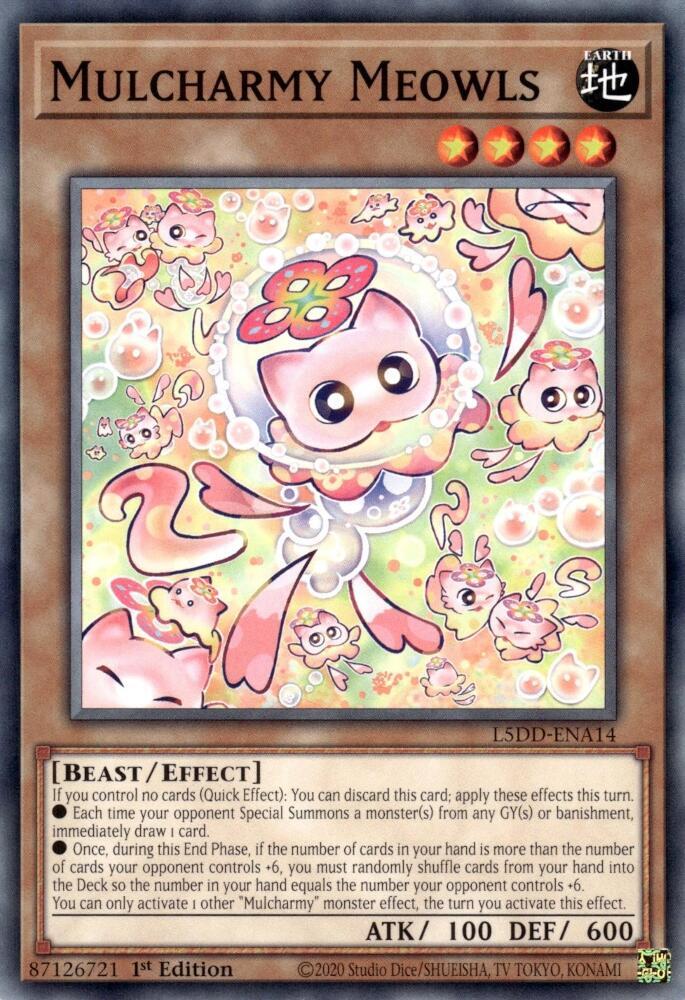 Mulcharmy Meowls L5DD-ENA14 (Legendary 5D's Decks)  - 1st Edition