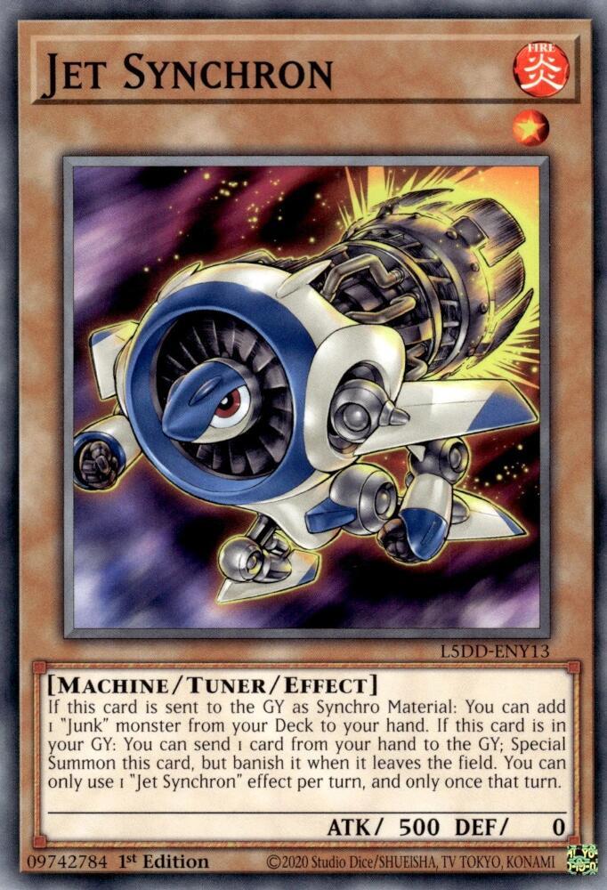 Jet Synchron L5DD-ENY13 (Legendary 5D's Decks)  - 1st Edition