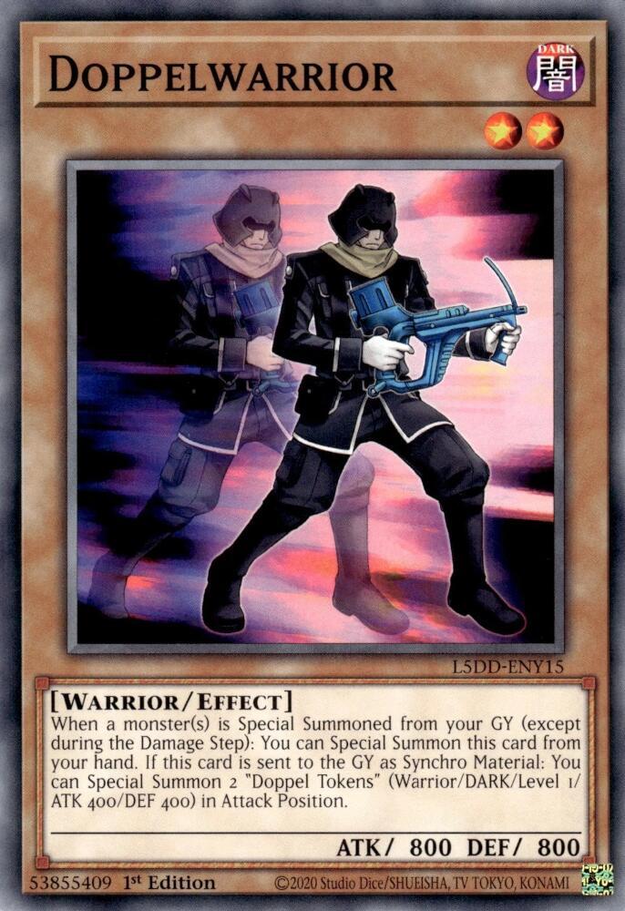 Doppelwarrior L5DD-ENY15 (Legendary 5D's Decks)  - 1st Edition