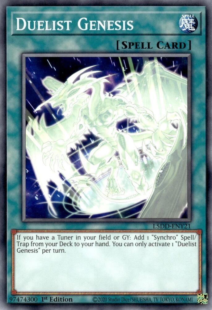 Duelist Genesis L5DD-ENY21 (Legendary 5D's Decks)  - 1st Edition