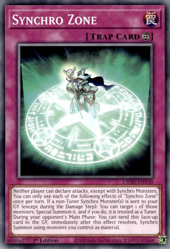 Synchro Zone L5DD-ENY30 (Legendary 5D's Decks)  - 1st Edition