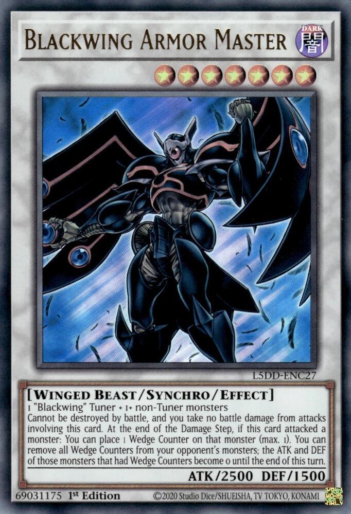 Blackwing Armor Master L5DD-ENC27 (Legendary 5D's Decks)  - 1st Edition