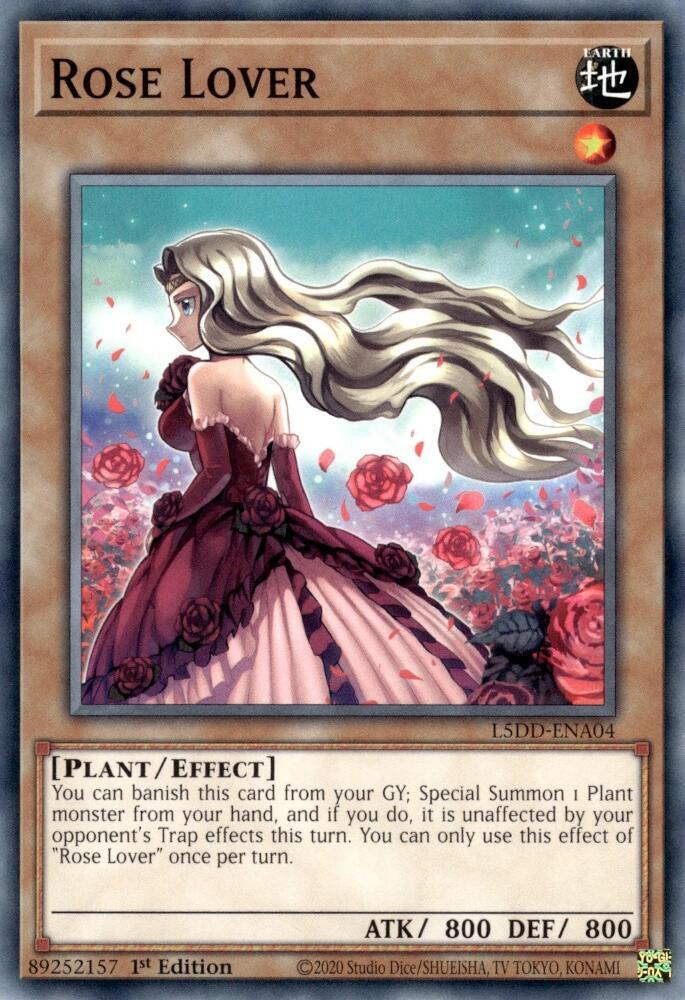 Rose Lover L5DD-ENA04 (Legendary 5D's Decks)  - 1st Edition