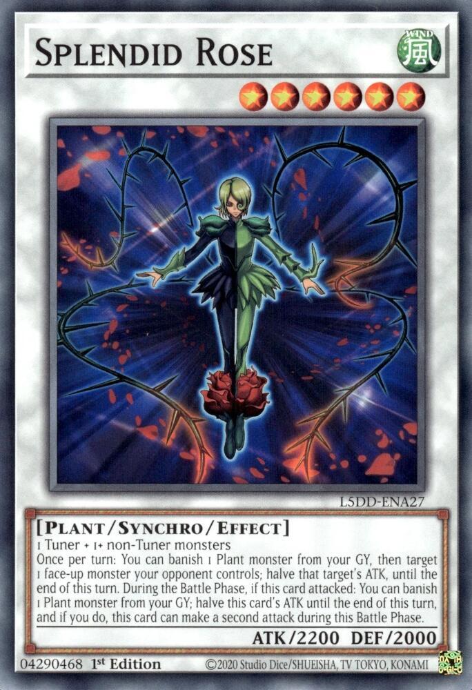 Splendid Rose L5DD-ENA27 (Legendary 5D's Decks)  - 1st Edition