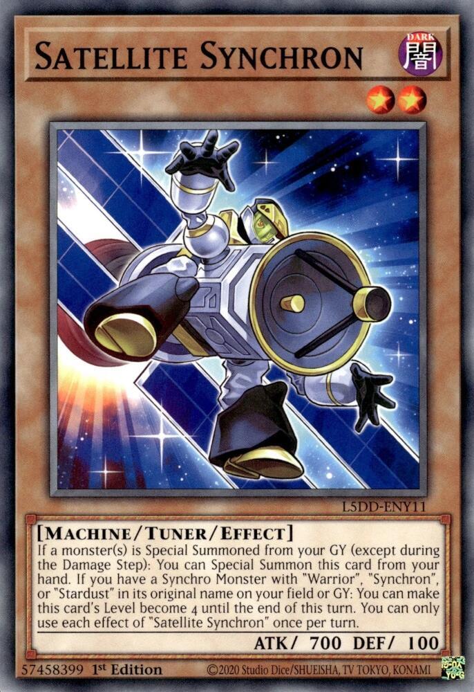 Satellite Synchron L5DD-ENY11 (Legendary 5D's Decks)  - 1st Edition