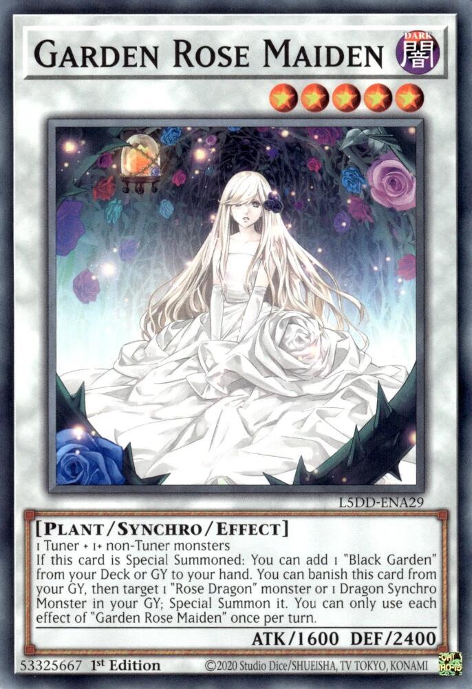 Garden Rose Maiden L5DD-ENA29 (Legendary 5D's Decks)  - 1st Edition
