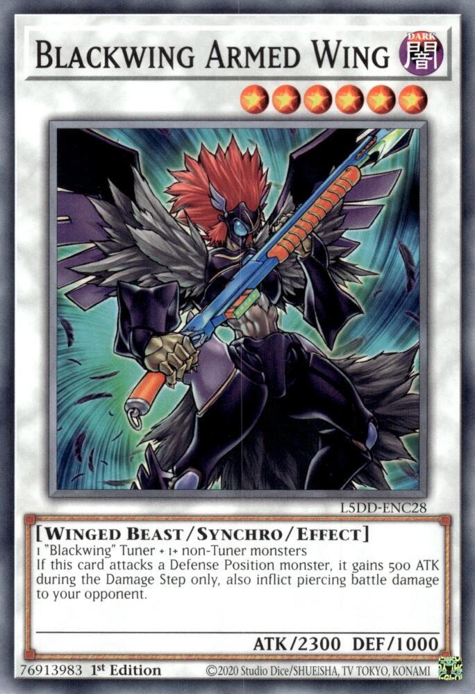 Blackwing Armed Wing L5DD-ENC28 (Legendary 5D's Decks)  - 1st Edition