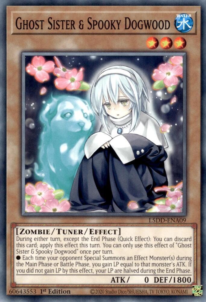 Ghost Sister and Spooky Dogwood L5DD-ENA09 (Legendary 5D's Decks)  - 1st Edition