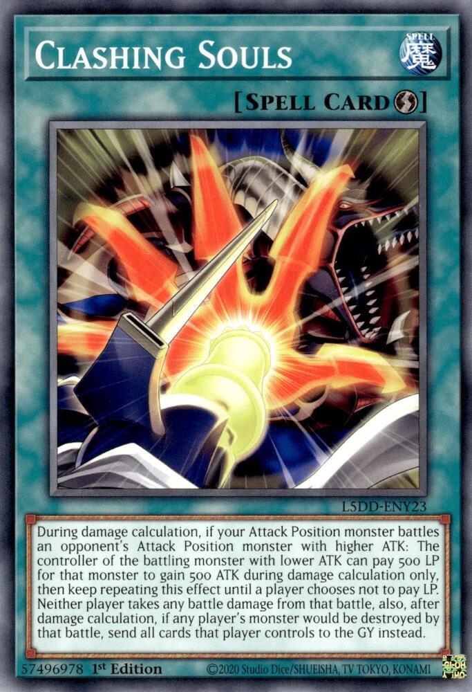 Clashing Souls L5DD-ENY23 (Legendary 5D's Decks)  - 1st Edition