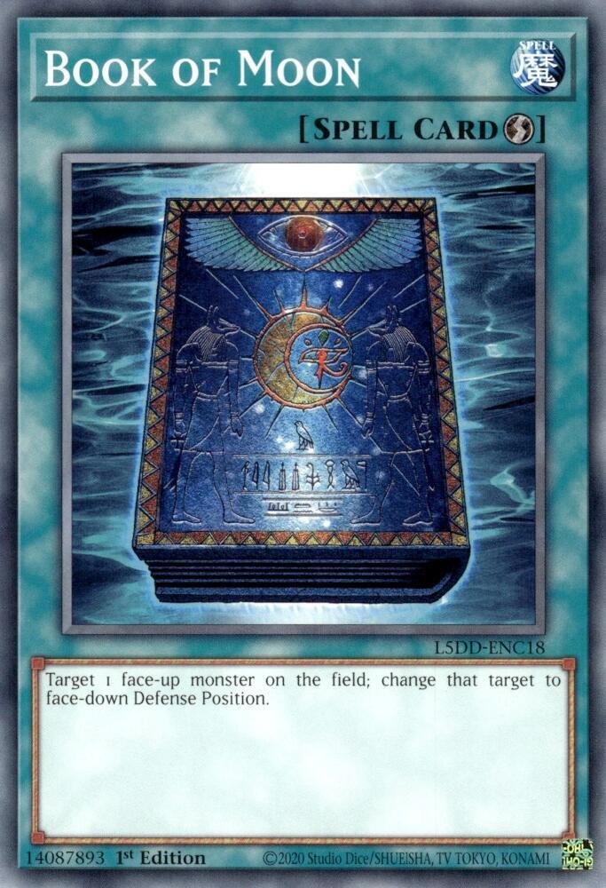 Book of Moon L5DD-ENC18 (Legendary 5D's Decks)  - 1st Edition