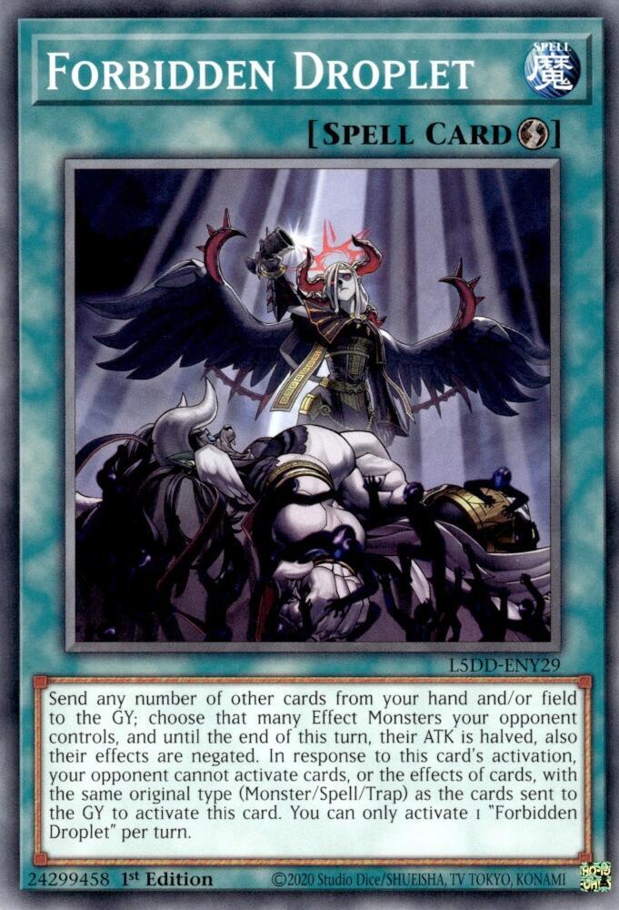 Forbidden Droplet L5DD-ENY29 (Legendary 5D's Decks)  - 1st Edition