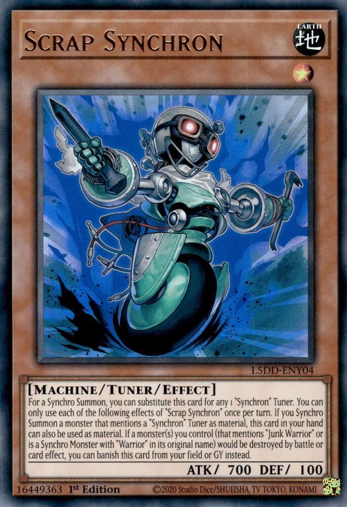 Scrap Synchron L5DD-ENY04 (Legendary 5D's Decks)  - 1st Edition