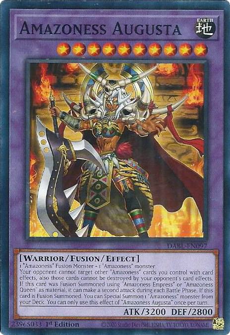 Amazoness Augusta DABL-EN097 (Darkwing Blast)  - 1st Edition