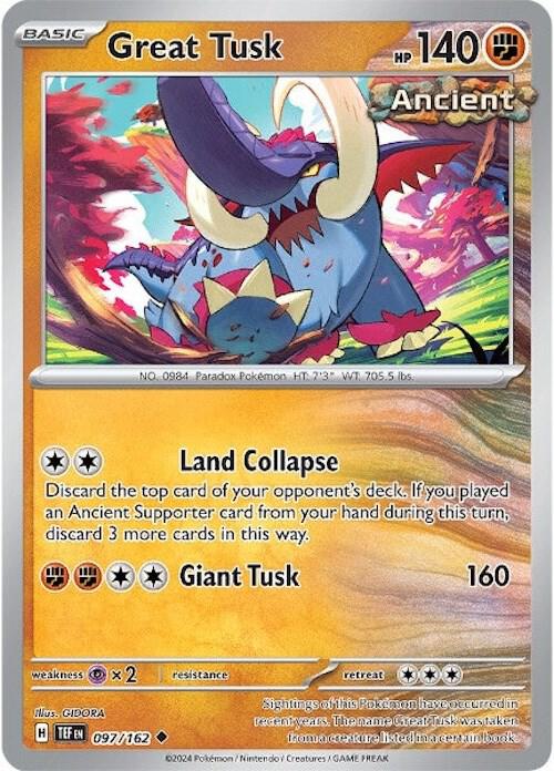 Great Tusk 097/162 (SV05: Temporal Forces) 