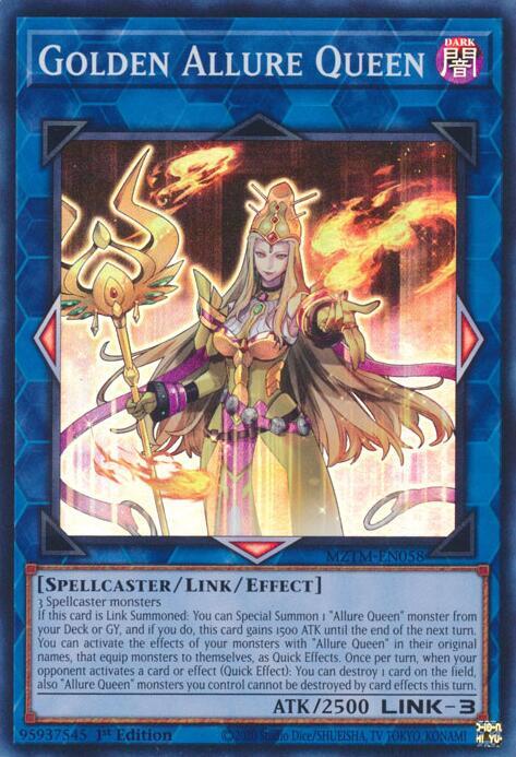 Golden Allure Queen MZTM-EN058 (Maze of the Master)  - 1st Edition