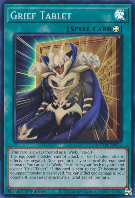 Grief Tablet MZTM-EN032 (Maze of the Master)  - 1st Edition