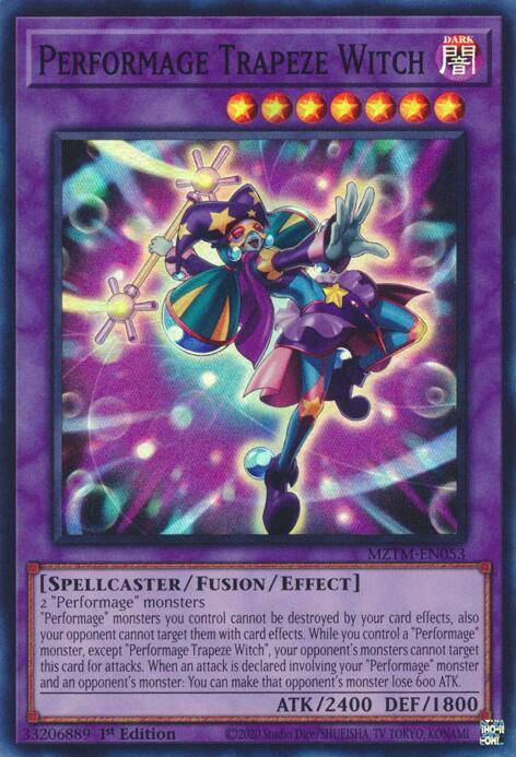 Performage Trapeze Witch MZTM-EN053 (Maze of the Master)  - 1st Edition