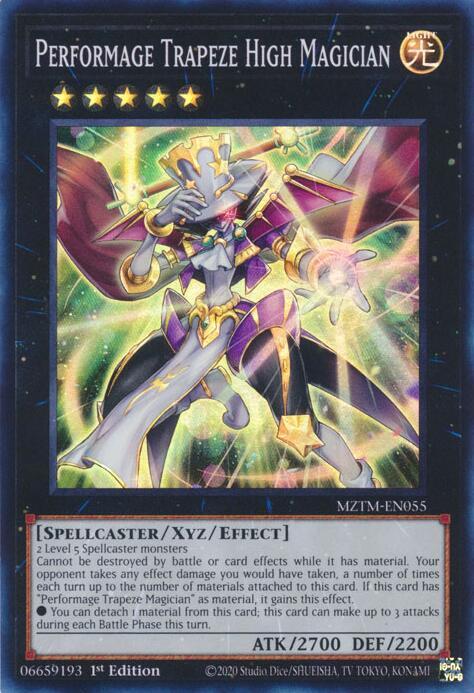 Performage Trapeze High Magician MZTM-EN055 (Maze of the Master)  - 1st Edition Foil