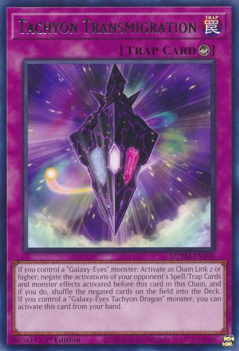 Tachyon Transmigration MZTM-EN106 (Maze of the Master)  - 1st Edition