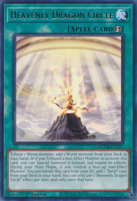 Heavenly Dragon Circle MZTM-EN102 (Maze of the Master)  - 1st Edition