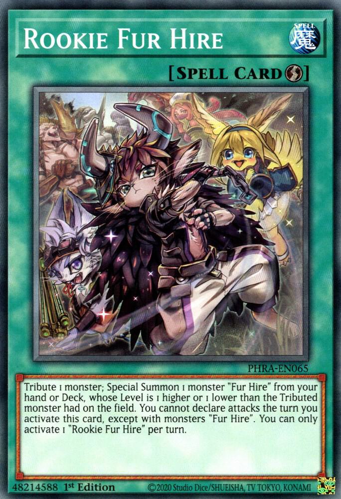 Rookie Fur Hire PHRA-EN065 (Phantom Rage)  - 1st Edition