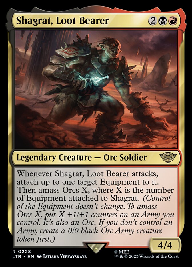 Shagrat, Loot Bearer 228 (Universes Beyond: The Lord of the Rings: Tales of Middle-earth) 