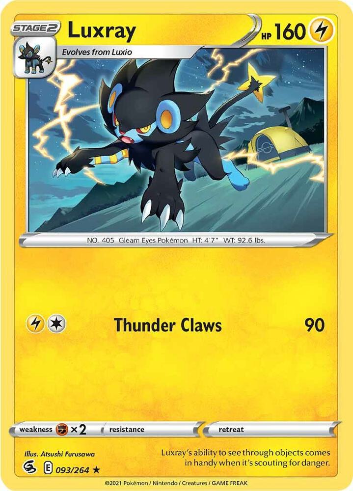 Luxray 093/264 (SWSH08: Fusion Strike) 