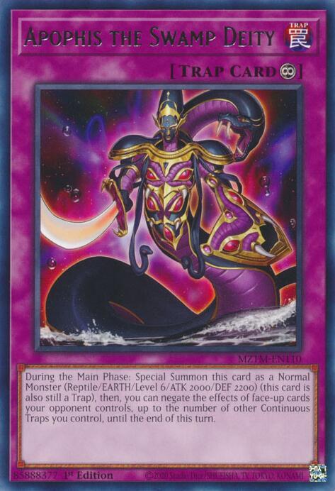 Apophis the Swamp Deity MZTM-EN110 (Maze of the Master)  - 1st Edition