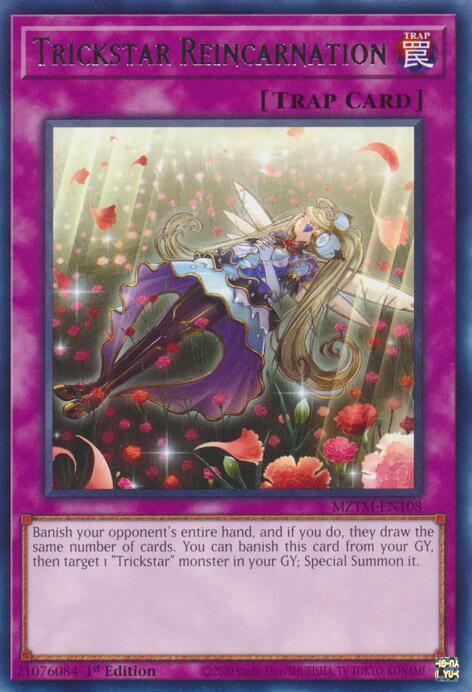 Trickstar Reincarnation MZTM-EN108 (Maze of the Master)  - 1st Edition