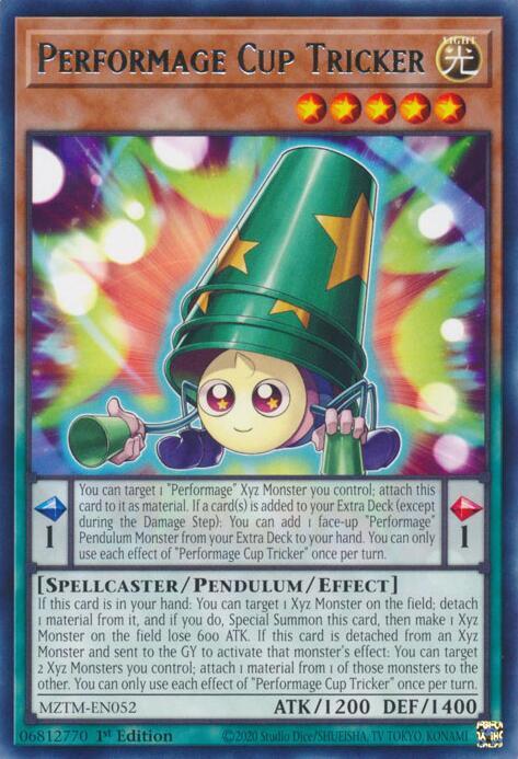 Performage Cup Tricker MZTM-EN052 (Maze of the Master)  - 1st Edition
