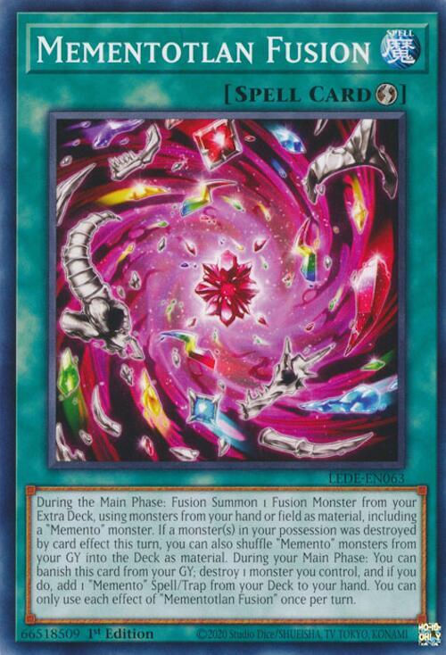 Mementotlan Fusion LEDE-EN063 (Legacy of Destruction)  - 1st Edition