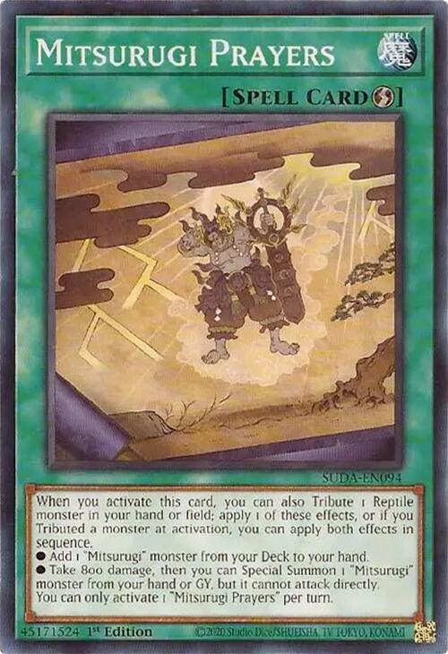 Mitsurugi Prayers SUDA-EN094 (Supreme Darkness)  - 1st Edition